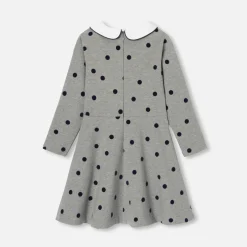 Robe Et Jupe-Jacadi Robe à pois enfant fille - gris anthracite GRIS ANTHRACITE JACADI
