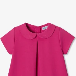 Robe-Jacadi Robe bébé fille coupe trapèze - FRAMBOISE