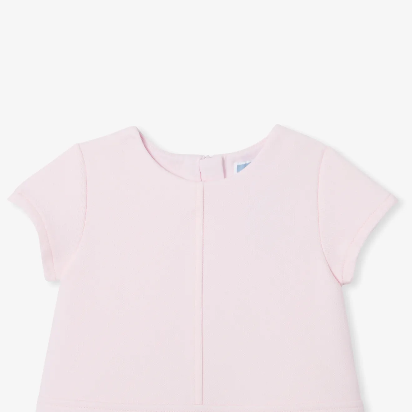 Robe-Jacadi Robe bébé fille coupe trapèze - rose poudre ROSE POUDRE JACADI