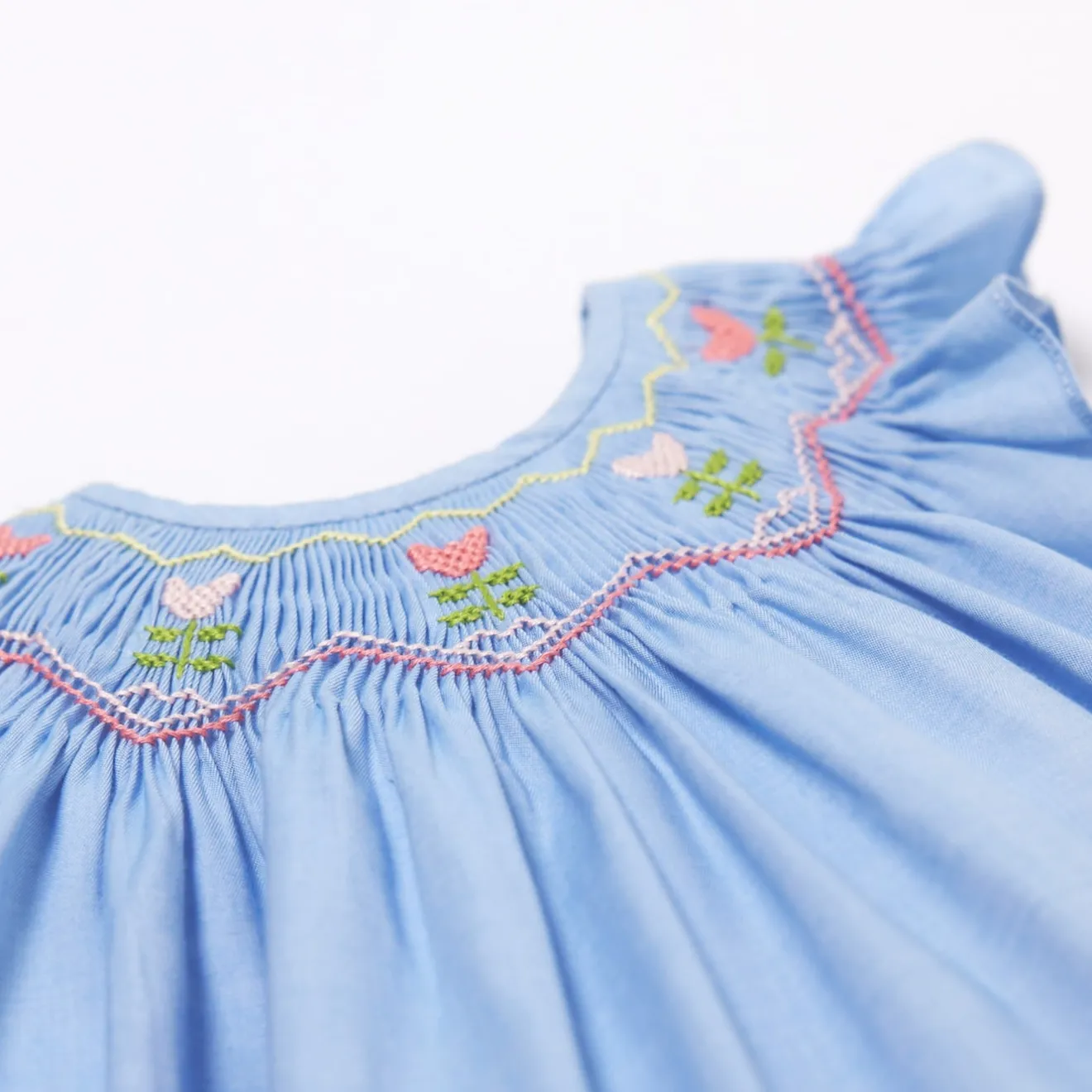 Robe-Jacadi Robe bébé fille en fil à fil - CHAMBRAY