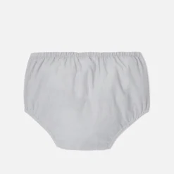 Robe-Jacadi Robe bébé fille en fil à fil - GRIS/BLANC