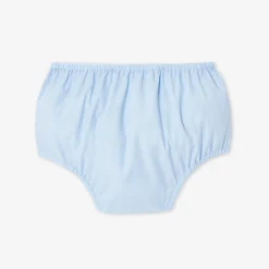 Robe-Jacadi Robe bébé fille en fil à fil - BLEU/BLANC