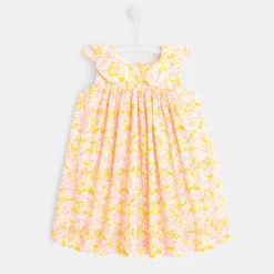 Robe-Jacadi Robe bébé fille en Liberty - lore MULTICO