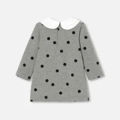 Robe-Jacadi Robe bébé fille en molleton - gris anthracite GRIS ANTHRACITE JACADI