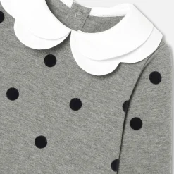 Robe-Jacadi Robe bébé fille en molleton - gris anthracite GRIS ANTHRACITE JACADI