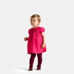 Robe-Jacadi Robe bébé fille en taffetas - ROSE BENGALE