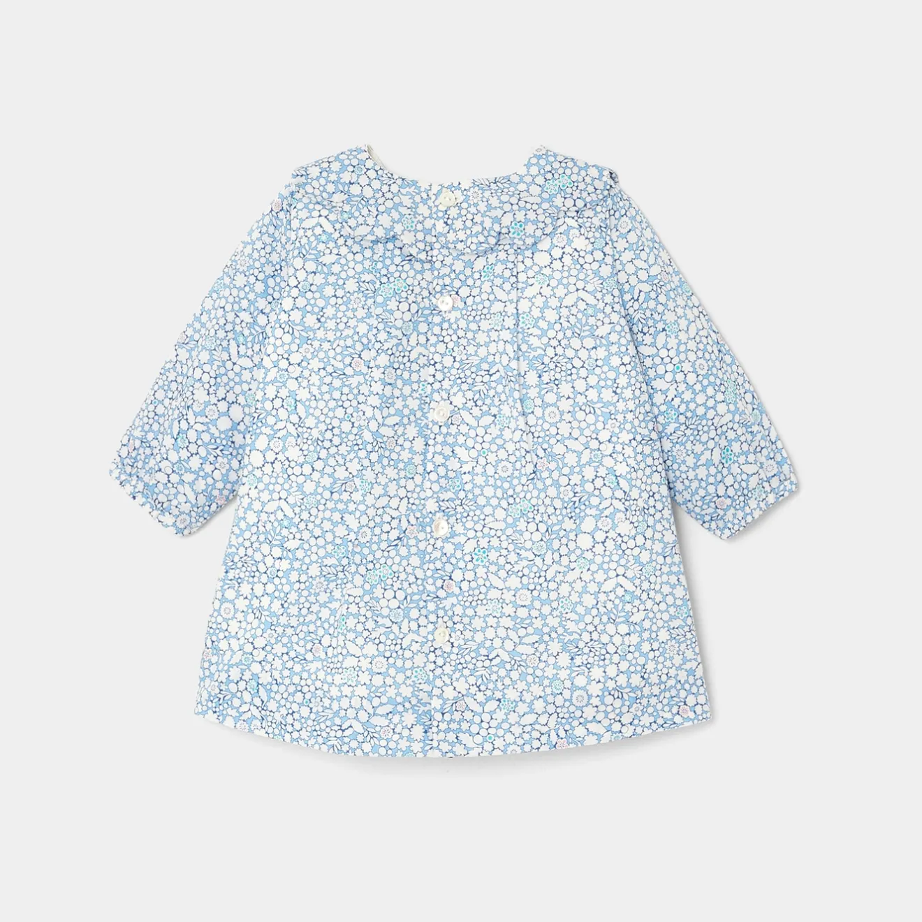 Robe-Jacadi Robe bébé fille en tissu Liberty - lore MULTICO