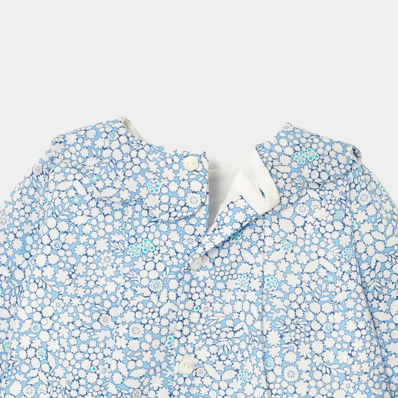 Robe-Jacadi Robe bébé fille en tissu Liberty - lore MULTICO