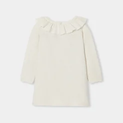 Robe-Jacadi Robe bébé fille en tricot - lore BLANC DOUX/MULTICO