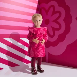 Robe-Jacadi Robe bébé fille en velours MULTICO