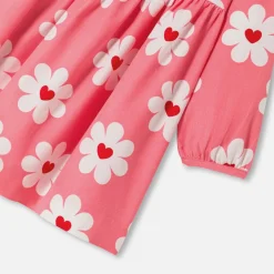 Robe-Jacadi Robe bébé fille en velours milleraies - lore ROSE/MULTICO