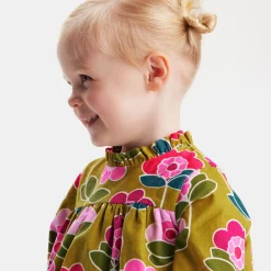 Robe-Jacadi Robe bébé fille en velours - CUMIN