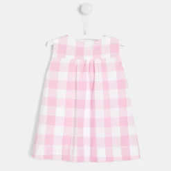 Robe-Jacadi Robe bébé fille en Vichy - ROSE/BLANC