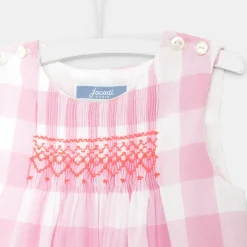Robe-Jacadi Robe bébé fille en Vichy - ROSE/BLANC