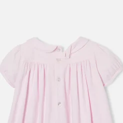 Robe-Jacadi Robe bébé fille manches ballon ROSE POUDRE JACADI