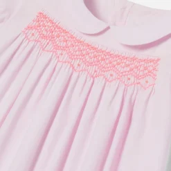 Robe-Jacadi Robe bébé fille manches ballon ROSE POUDRE JACADI