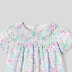 Robe-Jacadi Robe bébé fille manches courtes - lore BLANC/MULTICO