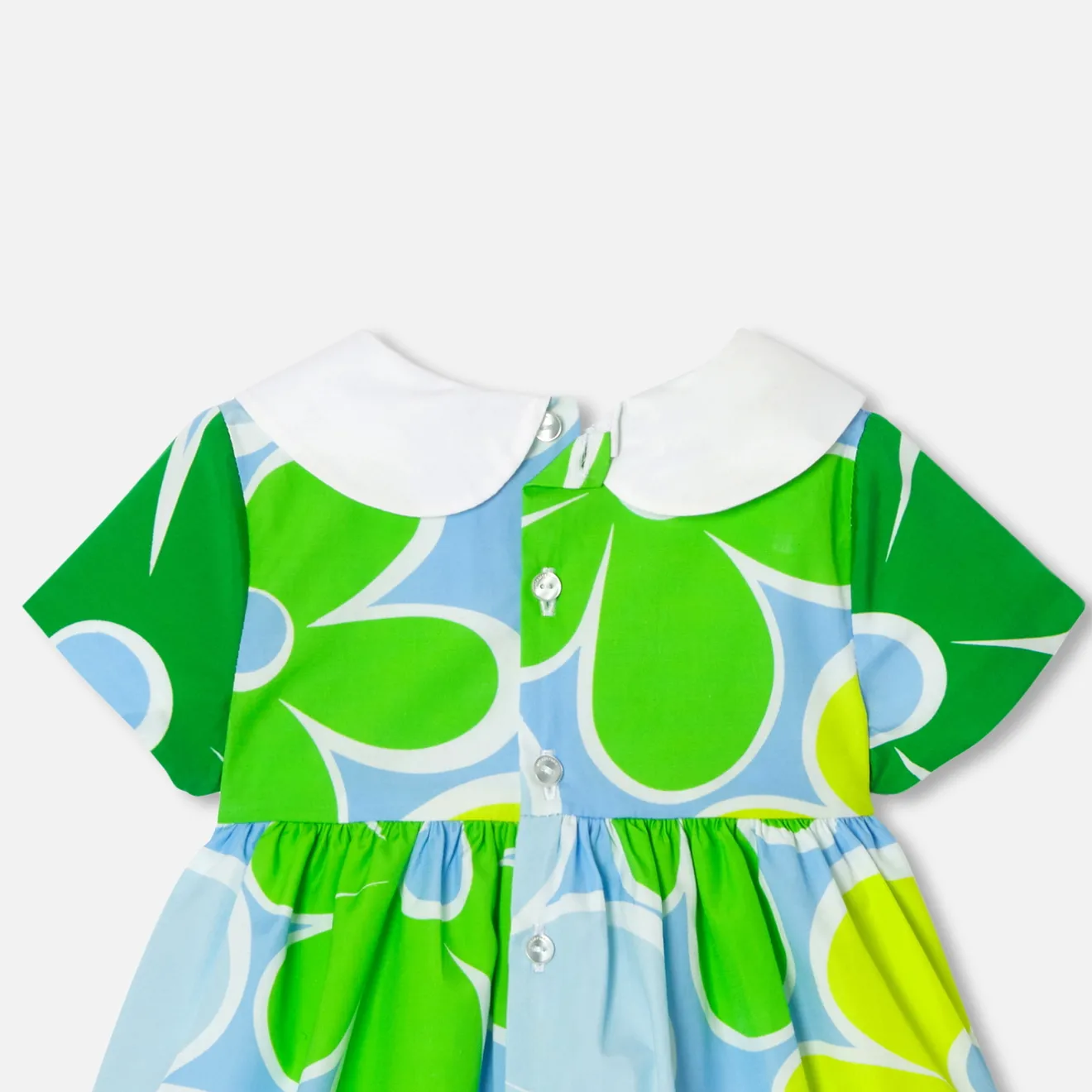 Robe-Jacadi Robe bébé fille manches courtes - lore BLANC/MULTICO