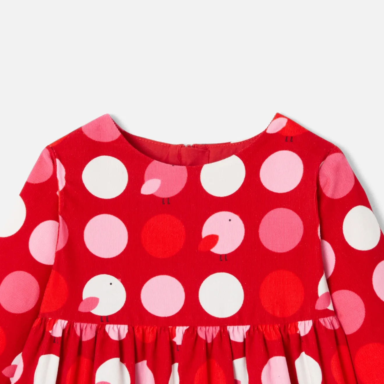 Robe-Jacadi Robe bébé fille manches longues - lore ROUGE/MULTICO