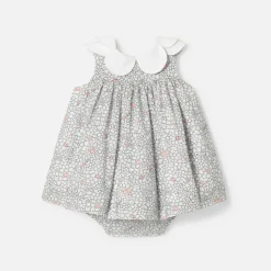 Robe-Jacadi Robe bébé fille Mon premier - lore BLANC/MULTICO