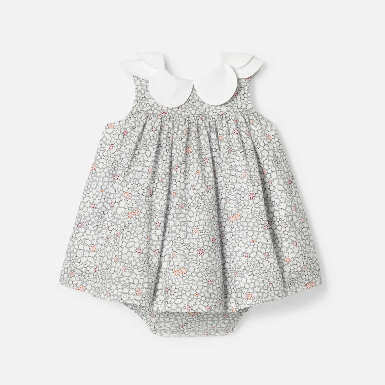 Robe-Jacadi Robe bébé fille Mon premier - lore BLANC/MULTICO