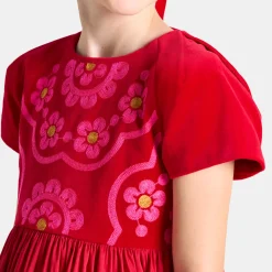 Robe Et Jupe-Jacadi Robe bi-matière enfant fille - rouge ROUGE JACADI