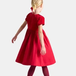 Robe Et Jupe-Jacadi Robe bi-matière enfant fille - rouge ROUGE JACADI