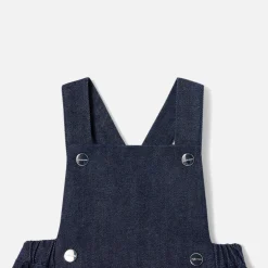Robe-Jacadi Robe chasuble bébé fille en jean - DENIM FONCE