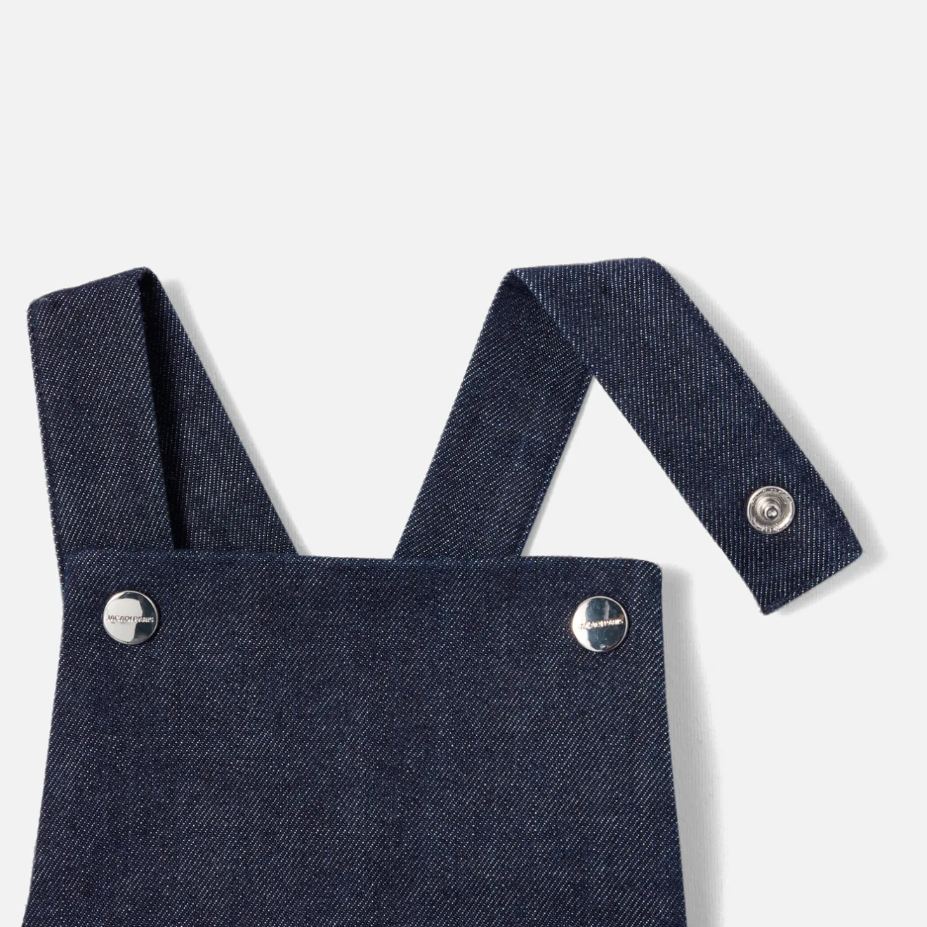 Robe-Jacadi Robe chasuble bébé fille en jean - DENIM FONCE