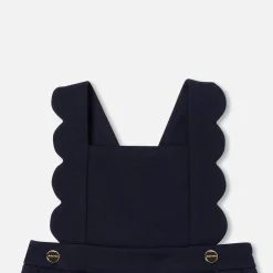 Robe-Jacadi Robe chasuble bébé fille en milano - marine MARINE JACADI