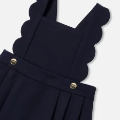 Robe-Jacadi Robe chasuble bébé fille en milano - marine MARINE JACADI