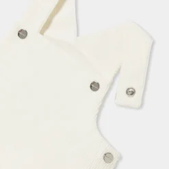 Robe-Jacadi Robe chasuble bébé fille en velours - blanc doux BLANC DOUX JACADI