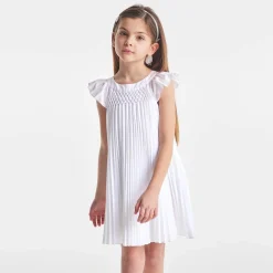 Robe Et Jupe-Jacadi Robe de cérémonie enfant fille BLANC JACADI