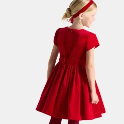 Robe Et Jupe-Jacadi Robe en velours enfant fille - rouge ROUGE JACADI