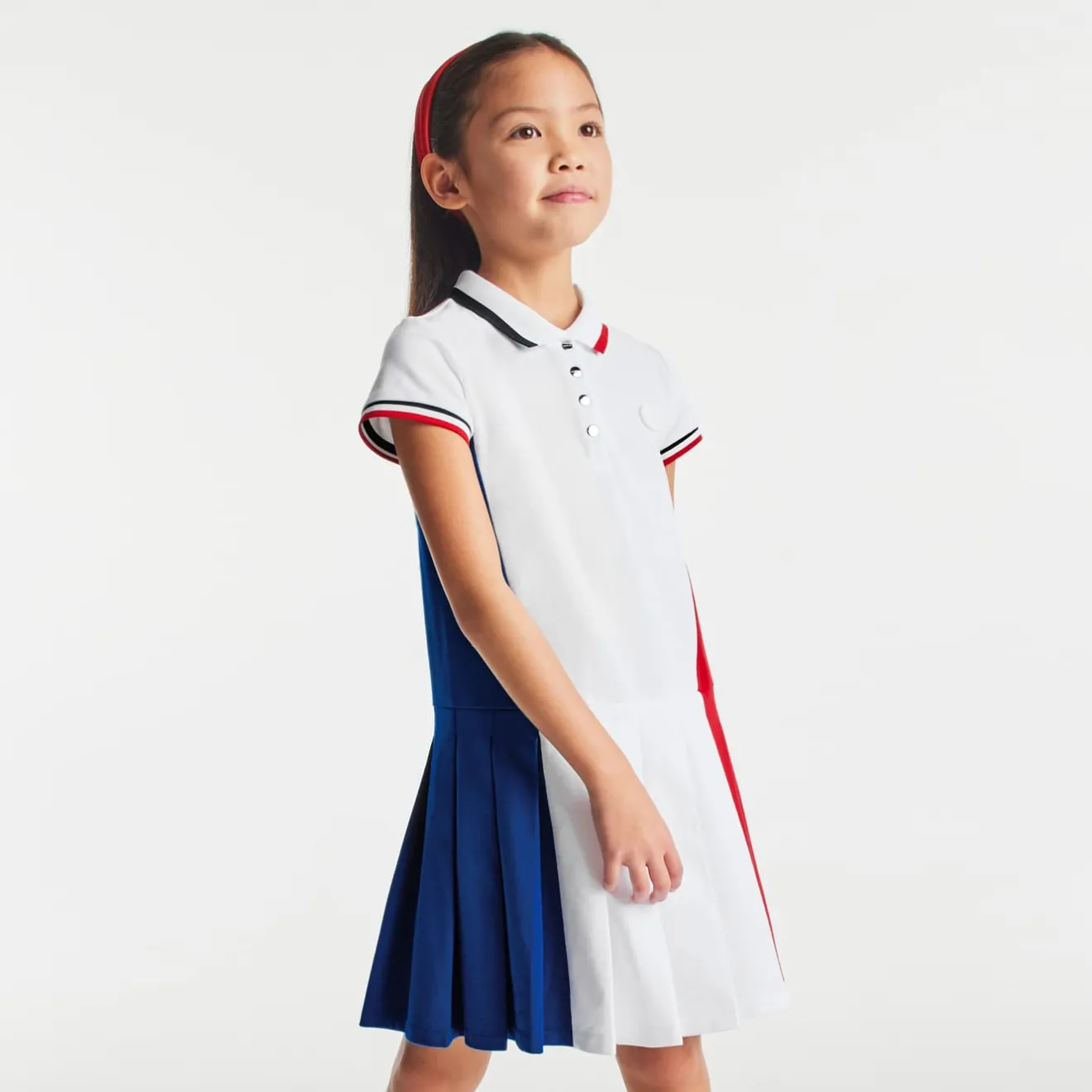 Robe Et Jupe-Jacadi Robe enfant fille color block - lore BLANC/MULTICO