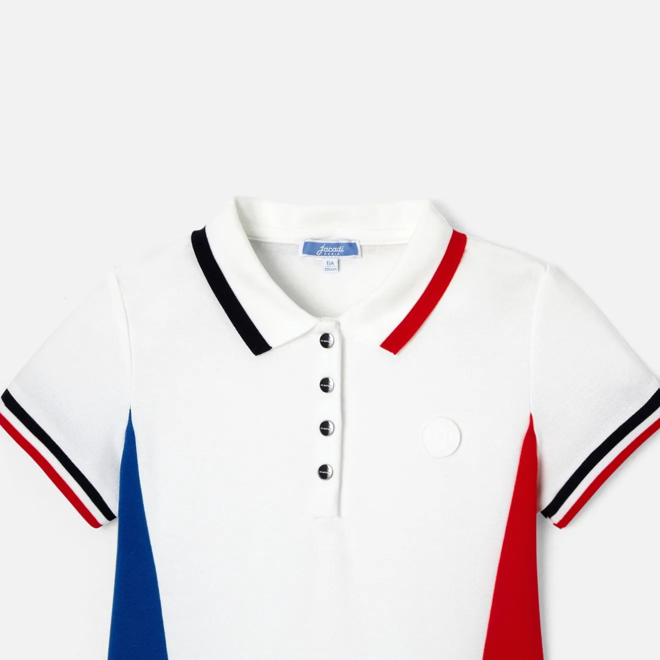 Robe Et Jupe-Jacadi Robe enfant fille color block - lore BLANC/MULTICO