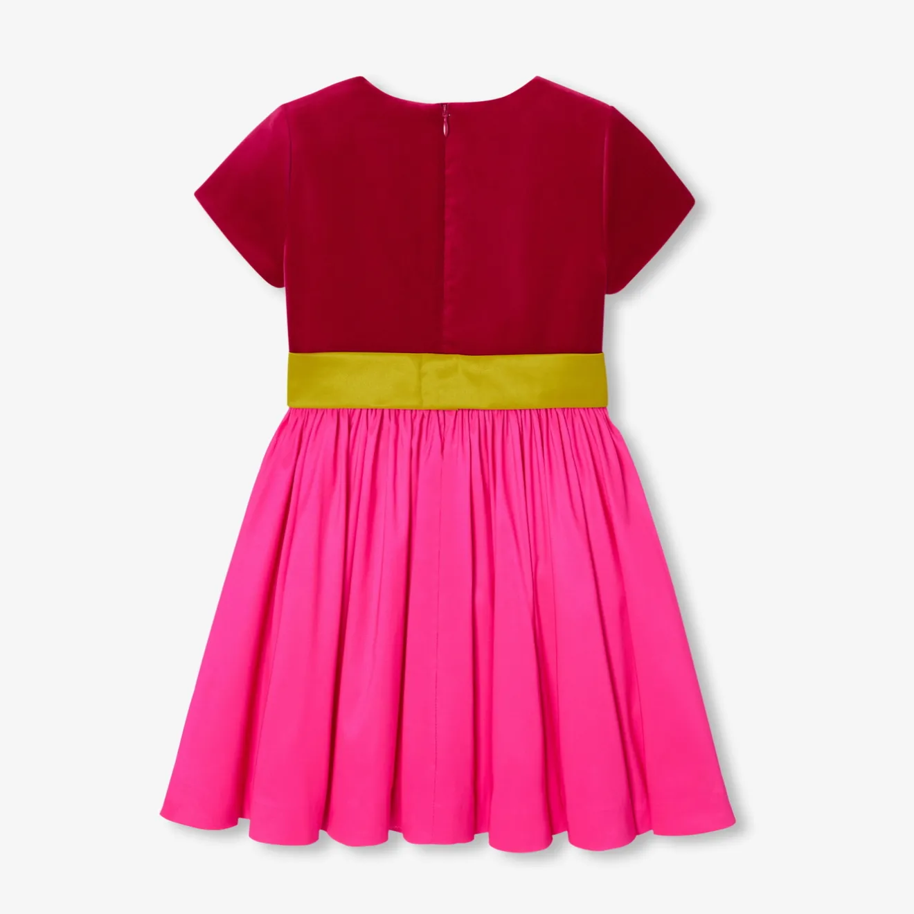 Robe Et Jupe-Jacadi Robe enfant fille color block - lore ROSE/MULTICO