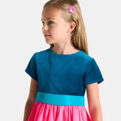 Robe Et Jupe-Jacadi Robe enfant fille color block - ROSE/BLEU