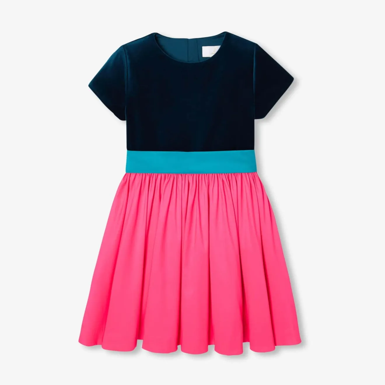Robe Et Jupe-Jacadi Robe enfant fille color block - ROSE/BLEU