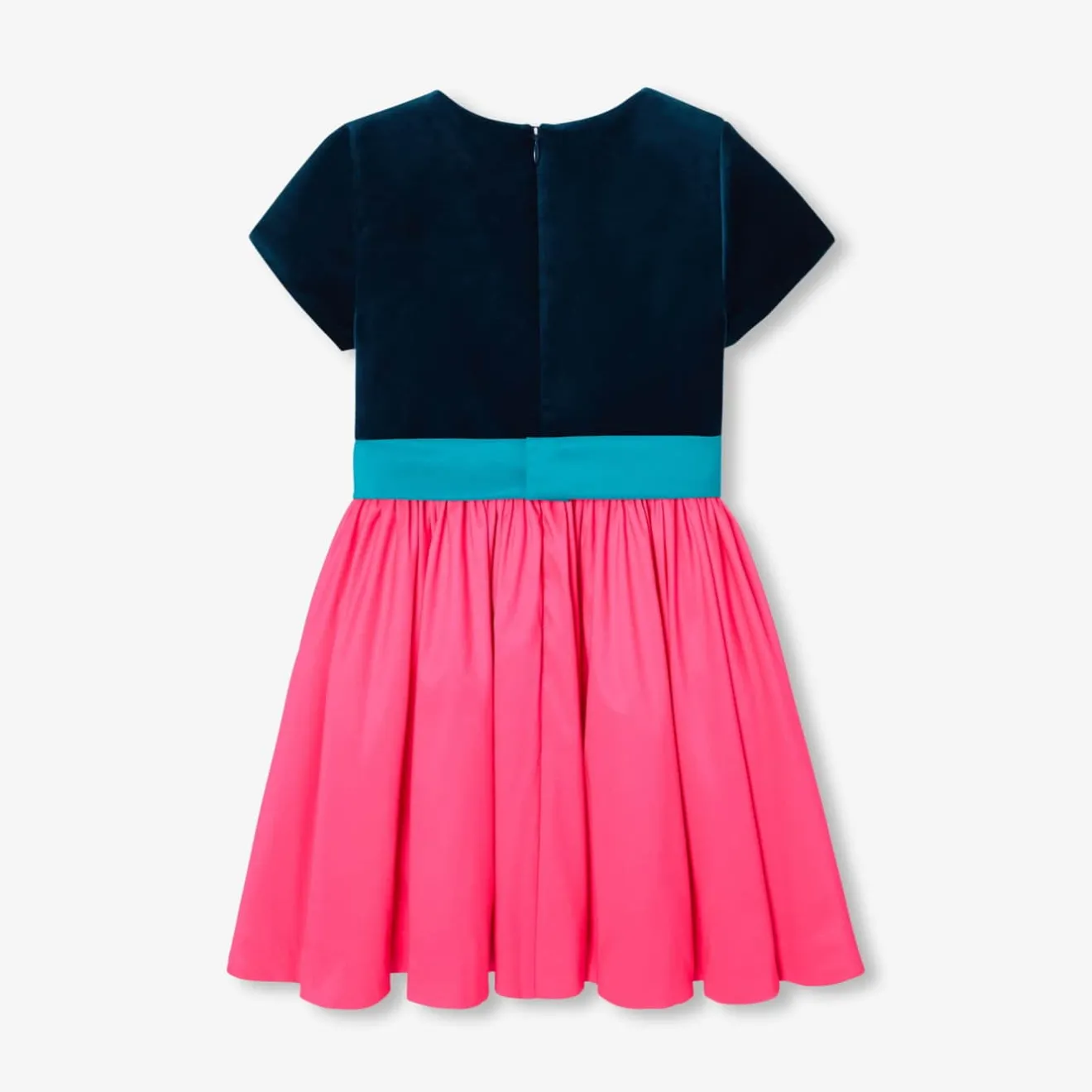 Robe Et Jupe-Jacadi Robe enfant fille color block - ROSE/BLEU