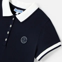 Robe Et Jupe-Jacadi Robe enfant fille en piqué de coton - marine MARINE JACADI