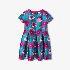 Robe Et Jupe-Jacadi Robe enfant fille en satin - lore BLEU/MULTICO