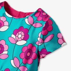 Robe Et Jupe-Jacadi Robe enfant fille en satin - lore BLEU/MULTICO