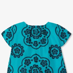 Robe Et Jupe-Jacadi Robe enfant fille en taffetas BLEU TURQUOISE