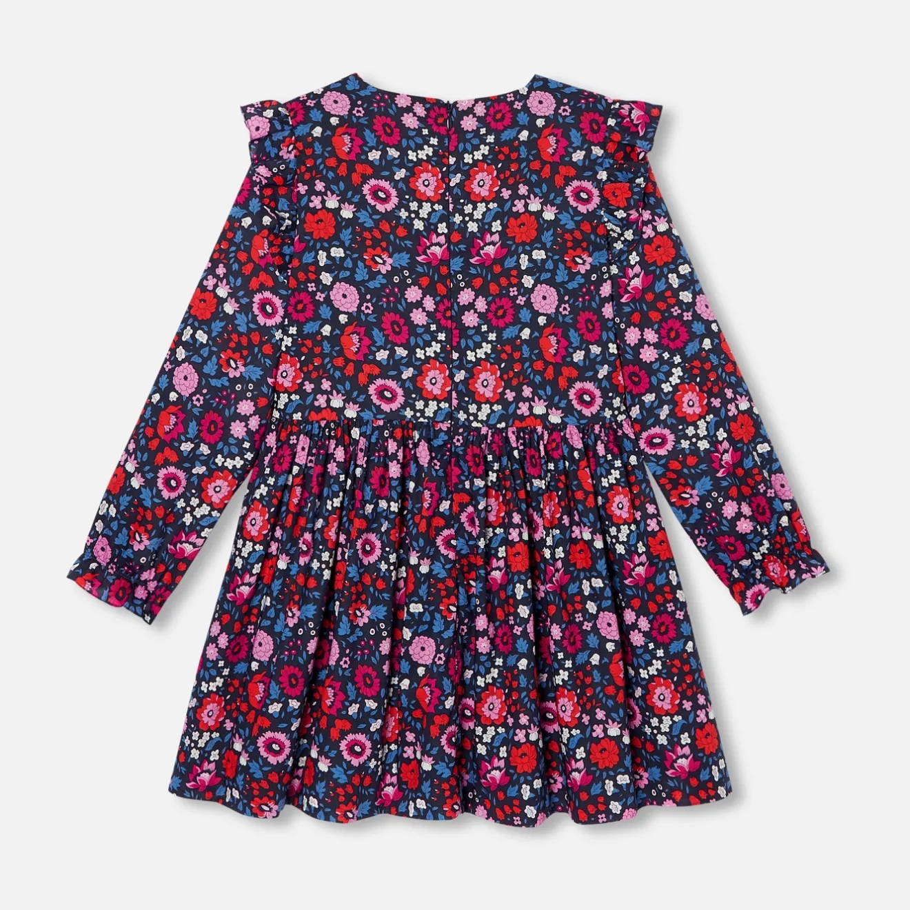 Robe Et Jupe-Jacadi Robe enfant fille en tissu Liberty - lore MARINE/MULTICO