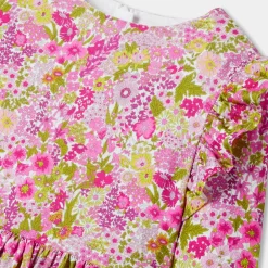 Robe Et Jupe-Jacadi Robe enfant fille en tissu Liberty - lore BLANC/MULTICO