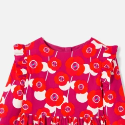 Robe Et Jupe-Jacadi Robe enfant fille en velours - lore ROSE/MULTICO