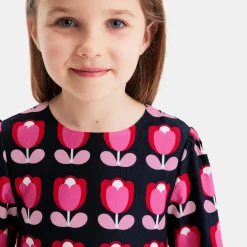 Robe Et Jupe-Jacadi Robe enfant fille en velours - lore BLEU/MULTICO