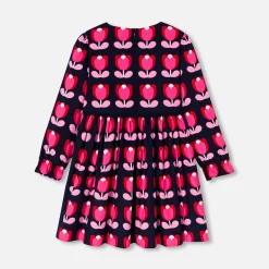 Robe Et Jupe-Jacadi Robe enfant fille en velours - lore BLEU/MULTICO