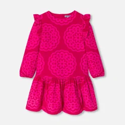 Robe Et Jupe-Jacadi Robe enfant fille imprimé rosace - lore ROSE/MULTICO